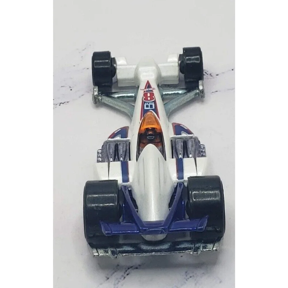 Hot Wheels 2011 World Racers 5-Pack Nitro Scorcher White w/ Red 5 Spoke Wheels